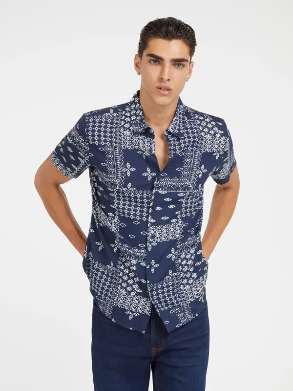GUESS Bandana Print Shirt