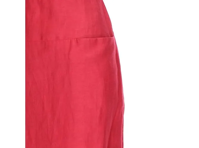Vestido de lino Red Label de Vivienne Westwood Roja 